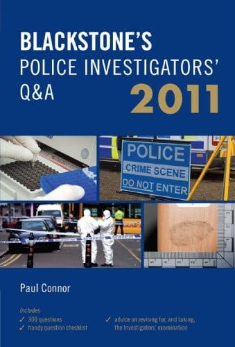 Blackstone's Police Investigators' Q&A 2011