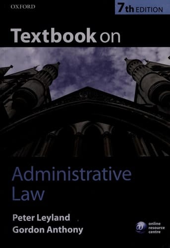 Textbook on Administrative Law