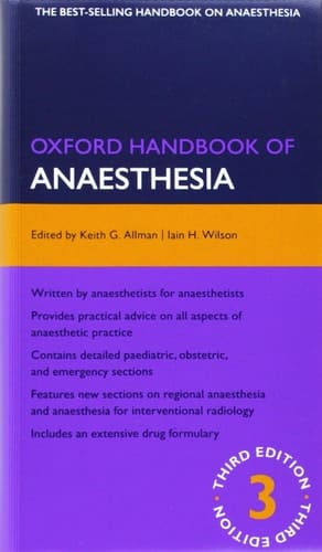 Oxford Handbook of Anaesthesia Third Edition and Emergencies in Anaesthesia Second Edition Pack