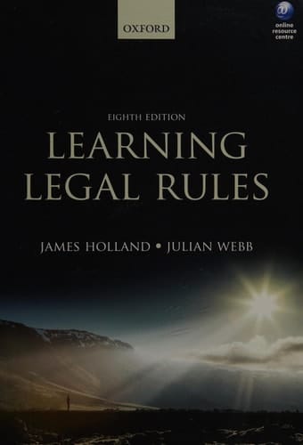 Learning Legal Rules