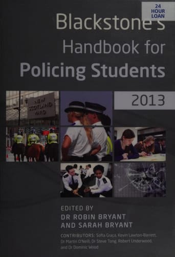 Blackstone's Handbook for Policing Students 2013