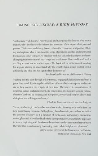 Luxury: A Rich History