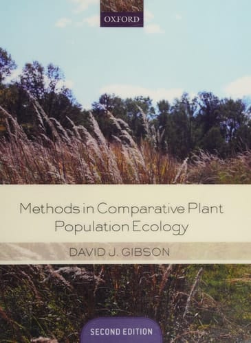 Methods in Comparative Plant Population Ecology
