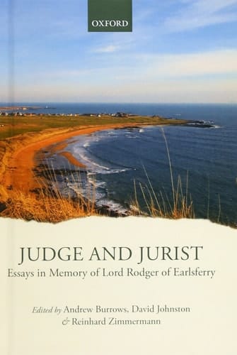 Judge and Jurist: Essays in Memory of Lord Rodger of Earlsferry