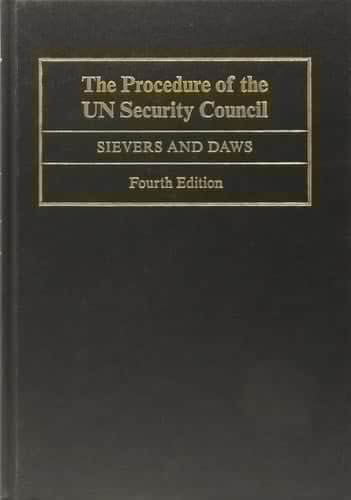 The Procedure of the UN Security Council