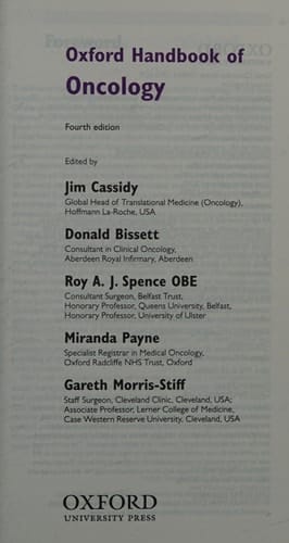 Oxford Handbook of Oncology (Oxford Medical Handbooks)
