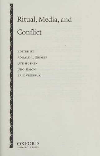 Ritual, Media, and Conflict