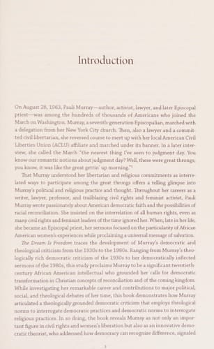 The Dream Is Freedom: Pauli Murray and American Democratic Faith