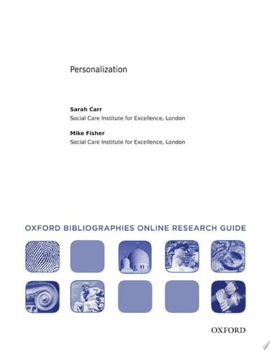 Personalization: Oxford Bibliographies Online Research Guide