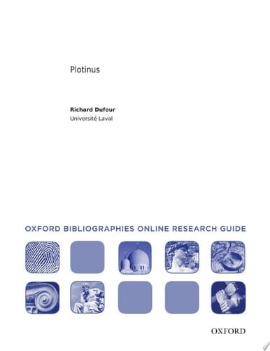 Plotinus Oxford Bibliographies Online Research Guide