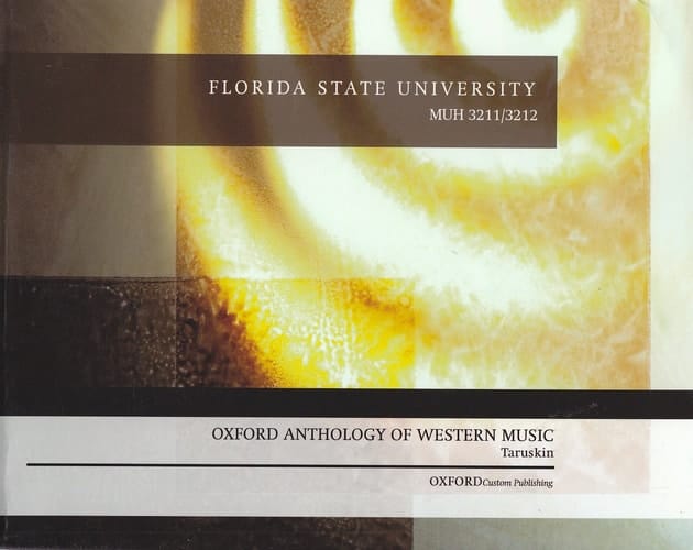 Oxford Anthology Of Western Music
