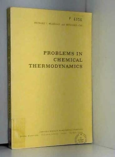 Problems in Chemical Thermodynamics