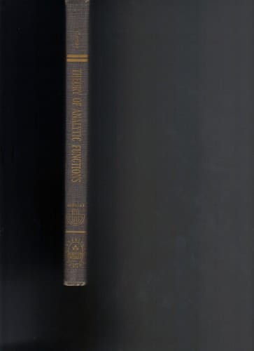 Elementary Theory of Analytic Functions of One or Several Complex Variables