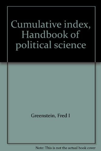 Cumulative index, Handbook of political science