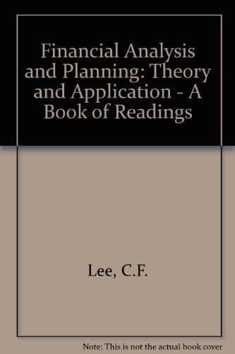 Financial Analysis and Planning: Theory and Application