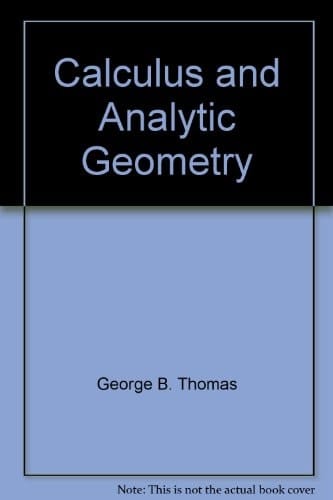 Calculus and Analytic Geometry