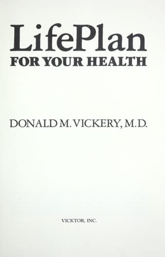 Lifeplan for Your Health