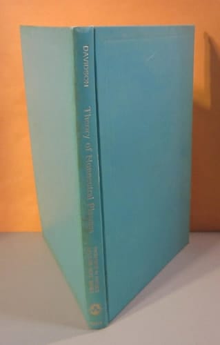 Theory of Nonneutral Plasmas (Advanced Book Classics)