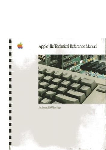 Apple IIe technical reference manual