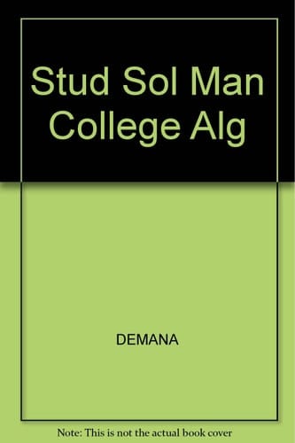 Stud Sol Man College Alg