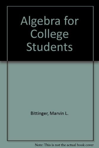 Algebra for College Students