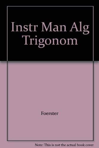 Instr Man Alg Trigonom