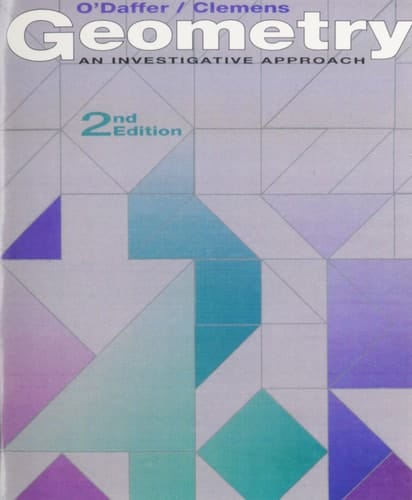 Geometry: An Investigative Approach (2nd Edition)