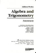 Algebra and Trigonometry Assessment