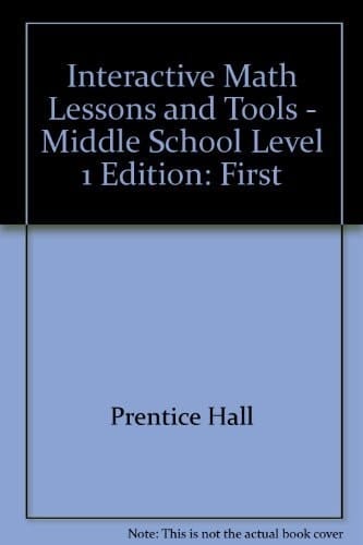 Interactive Math Lessons and Tools - Middle School Level 1