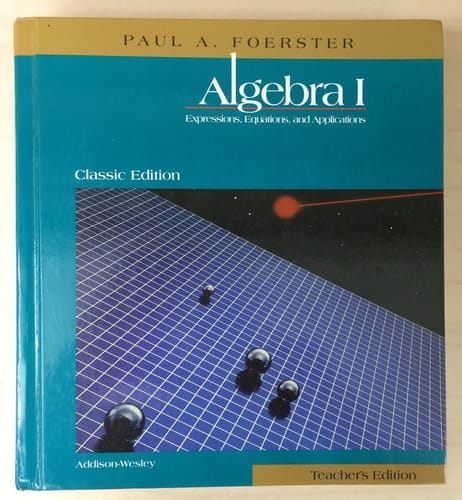 Algebra 1 Expressions, Equations and Applications