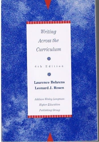 Custom Reduction of Behrens/Rosen Writing and Reading Across the