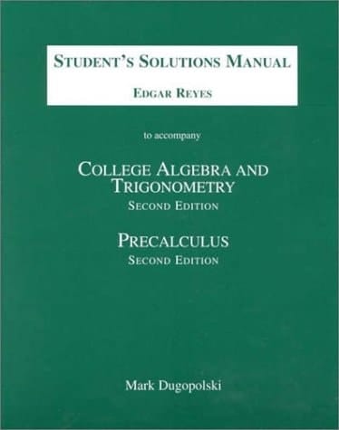 College Algebra and Trigonometry/Precalculus