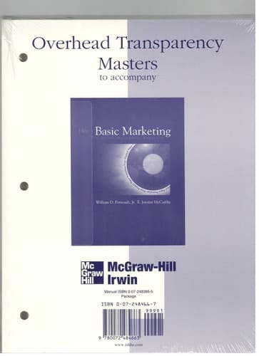 Instructors Manual and Transparency Masters