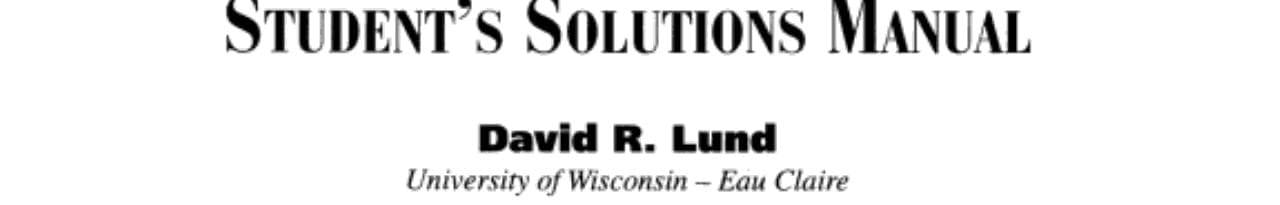 Title Elementary Statistics - Student Solutions Manual