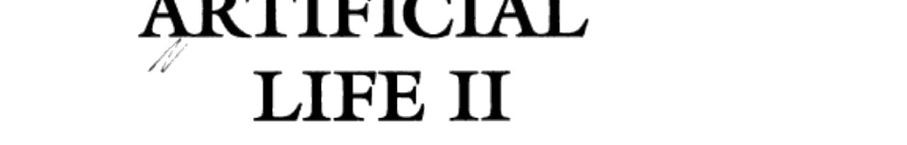 Artificial Life: Volume Ii (SANTA FE INSTITUTE STUDIES IN THE SCIENCES OF COMPLEXITY PROCEEDINGS)