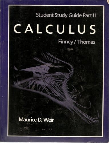 Calculus, Student Study Guide Part II, Finney/Thomas