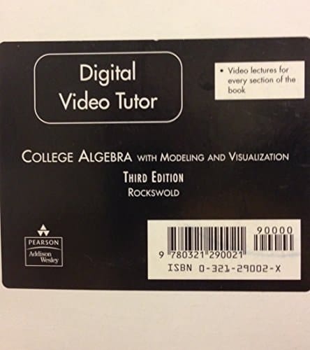 College Algebra Through Modeling & Visualization