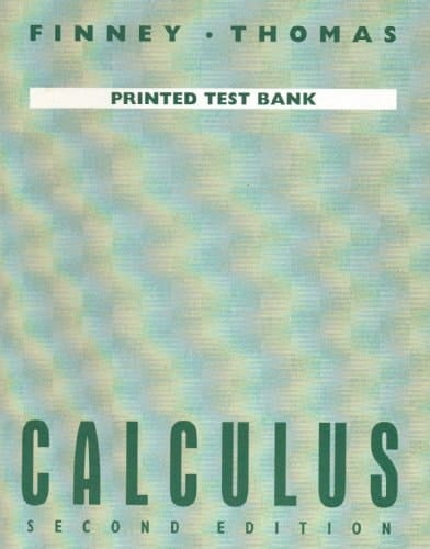 Testbank Calculus 2e