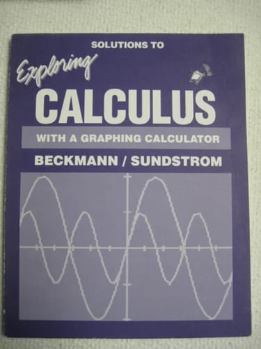 Solutions to Exploring calculus with a graphing calculator