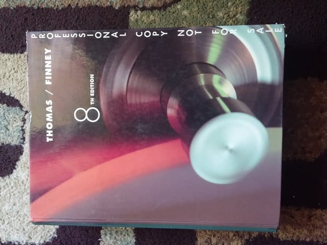 Calculus And Analytic Geometry 8th Edition PROFESSIONAL COPY