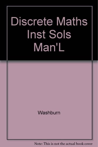 Discrete Maths Inst Sols Man'L