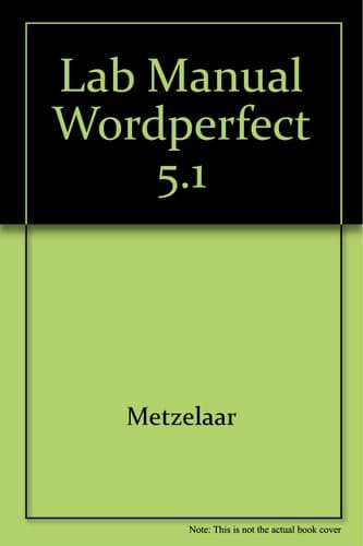 Lab Manual Wordperfect 5.1