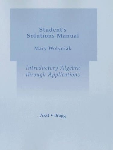 Student's Solution Manual