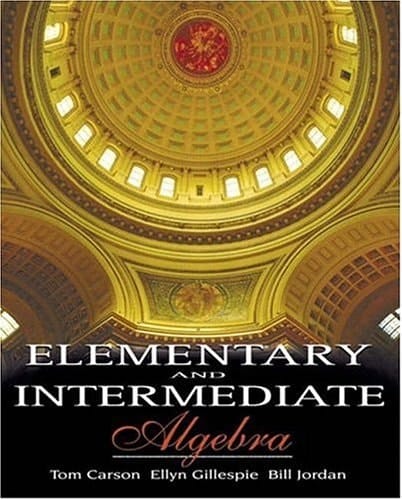Elementary and Intermediate Algebra