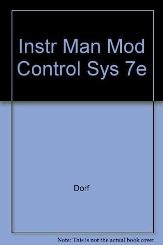 Instr Man Mod Control Sys 7e