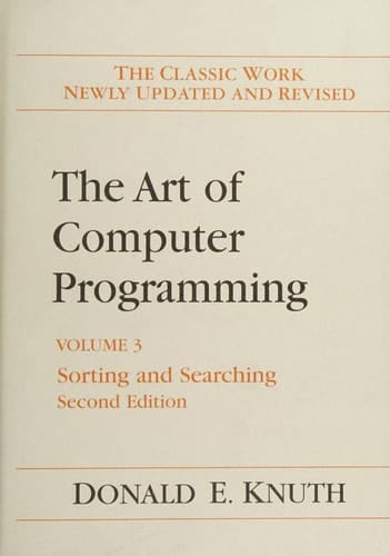 Art of Computer Programming, The: Sorting and Searching, Volume 3
