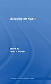 Managing for Health