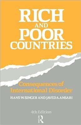 Rich and Poor Countries: Consequence of International Economic Disorder