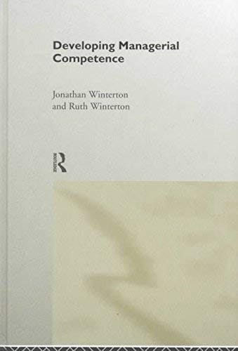 Developing Managerial Competence.