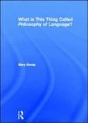 What Is This Thing Called Philosophy of Language?